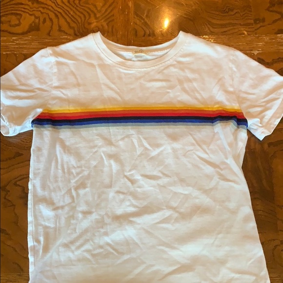 Rainbow Striped T-Shirt - Picture 1 of 4